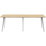 RAPIDLINE ETERNITY HIGH BAR TABLE 3000 X 750MM NATURAL OAKWHITE