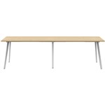 RAPIDLINE ETERNITY HIGH BAR TABLE 3600 X 750MM NATURAL OAKWHITE