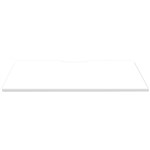 RAPIDLINE SCREEN SCALLOPED DESK TOP 1500 X 750 NATURAL WHITE