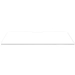 RAPIDLINE SCREEN SCALLOPED DESK TOP 1800 X 750 NATURAL WHITE