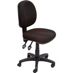 RAPIDLINE EC070BM OPERATOR CHAIR MEDIUM BACK 2 LEVER BLACK