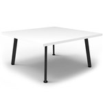 RAPIDLINE ETERNITY COFFEE TABLE 900 X 900MM NATURAL WHITEBLACK