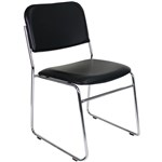 RAPIDLINE EVO VISITOR CHAIR PU BLACK