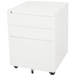 GO STEEL MOBILE PEDESTAL STEEL 3DRAWER LOCKABLE 460 X 472 X 610MM WHITE CHINA