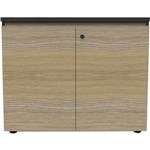 RAPID INFINITY DELUXE 2 SWING DOOR CUPBOARD 900 X 600 X 730MM NATURAL OAK BLACK RIGID EDGING