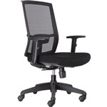 RAPIDLINE KAL TASK CHAIR MEDIUM MESH BACK ARMS BLACK