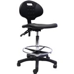 RAPIDLINE LABORATORY DRAFTING CHAIR BLACK