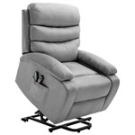 RAPIDLINE HOME ELEVATE MARYLAND LIFT CHAIR SINGLE MOTOR MEDIUM LEATHER GREY
