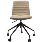 RAPIDLINE PIXEL SWIVEL 5 STAR BASE CHAIR ALMONDBLACK