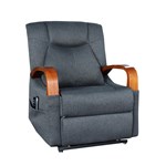 RAPIDLINE HOME ELEVATE SANTE FE LIFT CHAIR DUAL MOTOR MEDIUM FABRIC BODHI PERIWINKLE