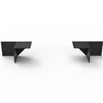 RAPIDLINE SHUSH30 SCREEN ADJUSTABLE BRACKETS BLACK PACK 2