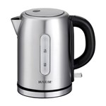 MAXIM CORDLESS KETTLE STAINLESS STEEL 1 LITRE GREY