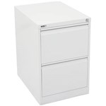 GO STEEL FILING CABINET 2 DRAWERS 460 X 620 X 705MM WHITE CHINA