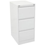 GO STEEL FILING CABINET 3 DRAWERS 460 X 620 X 1016MM WHITE CHINA
