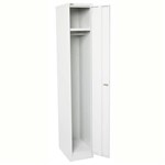 GO STEEL LOCKER 1 DOOR 305 X 455 X 1830MM FLAT PACK SILVER GREY