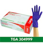 UNIVERSAL CHOICE NITRILE EXAMINATION GLOVES LARGE BLUE CARTON 1000