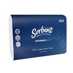 SORBENT PROFESSIONAL PERFORMANCE PLUS 25419 TAD COMPACT HAND TOWEL 1 PLY 120 SHEETS CARTON 20
