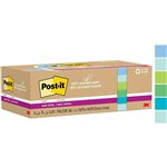 POSTIT 654R12SST SUPER STICKY NOTES 76 X 76MM RECYCLED OASIS PACK 12