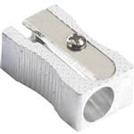 WHITEBOX METAL PENCIL SHARPENER 1HOLE SILVER