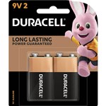 DURACELL COPPERTOP ALKALINE 9V BATTERY PACK 2