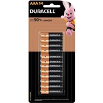 DURACELL COPPERTOP ALKALINE AAA BATTERY PACK 14