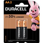 DURACELL COPPERTOP ALKALINE AA BATTERY PACK 2
