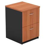 OM FILING CABINET 2 DRAWERS 468 X 510 X 760MM CHERRYCHARCOAL