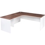 OM PREMIER RADIAL WORKSTATION 2 PIECE LHS 1800 X 1800 X 700 X 720MM CASNANWHITE