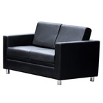 MARCUS LOUNGE TWO SEATER BLACK