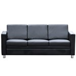 MARCUS LOUNGE THREE SEATER BLACK