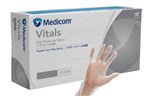 VINYL POWDERFREE GLOVES LARGE CLEAR PACK 100