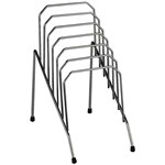 ITALPLAST STEP FILE ORGANISER SMALL 6 GRADUATED SLOT CHROME