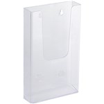 ITALPLAST BROCHURE HOLDER WALL MOUNT DL CLEAR