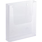 ITALPLAST BROCHURE HOLDER WALL MOUNT A5 CLEAR