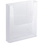 ITALPLAST BROCHURE HOLDER WALL MOUNT A4 CLEAR