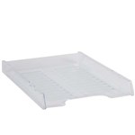 ITALPLAST SLIMLINE MULTI FIT DOCUMENT TRAY A4 CLEAR