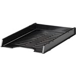 ITALPLAST GREENR RECYCLED SLIMLINE MULTI FIT DOCUMENT TRAY A4 BLACK