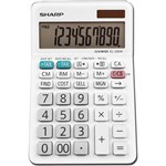 SHARP EL330WB DESKTOP CALCULATOR 10 DIGIT WHITE
