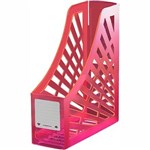 ITALPLAST MAGAZINE STAND NEON RED