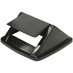ITALPLAST SWING TOP BIN LID 32 LITRE BLACK