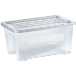 ITALPLAST STORAGE MODULAR STORAGE BOX WITH LID 5 LITRE GRAPHITE