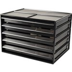 ITALPLAST GREENR RECYCLED DOCUMENT CABINET 5 DRAWER A4 BLACK