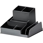 ITALPLAST GREENR RECYCLED DESK ORGANISER BLACK