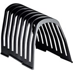 ITALPLAST GREENR RECYCLED PLASTIC STEP FILE ORGANISER BLACK