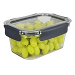 ITALPLAST SNAP LOCK FOOD CONTAINER 1300ML CLEAR