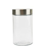 ITALPLAST GLASS FOOD CANISTER 1700ML
