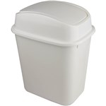 ITALPLAST SWING TOP BIN 15 LITRE WHITE