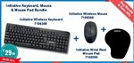 INITIATIVE WIRELESS KEYBOARD MOUSE AND PAD BUNDLE