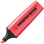 STABILO BOSS HIGHLIGHTER CHISEL RED
