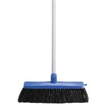 OATES WORKMASTER HOUSEHOLD BROOM WITH HANDLE BLUE